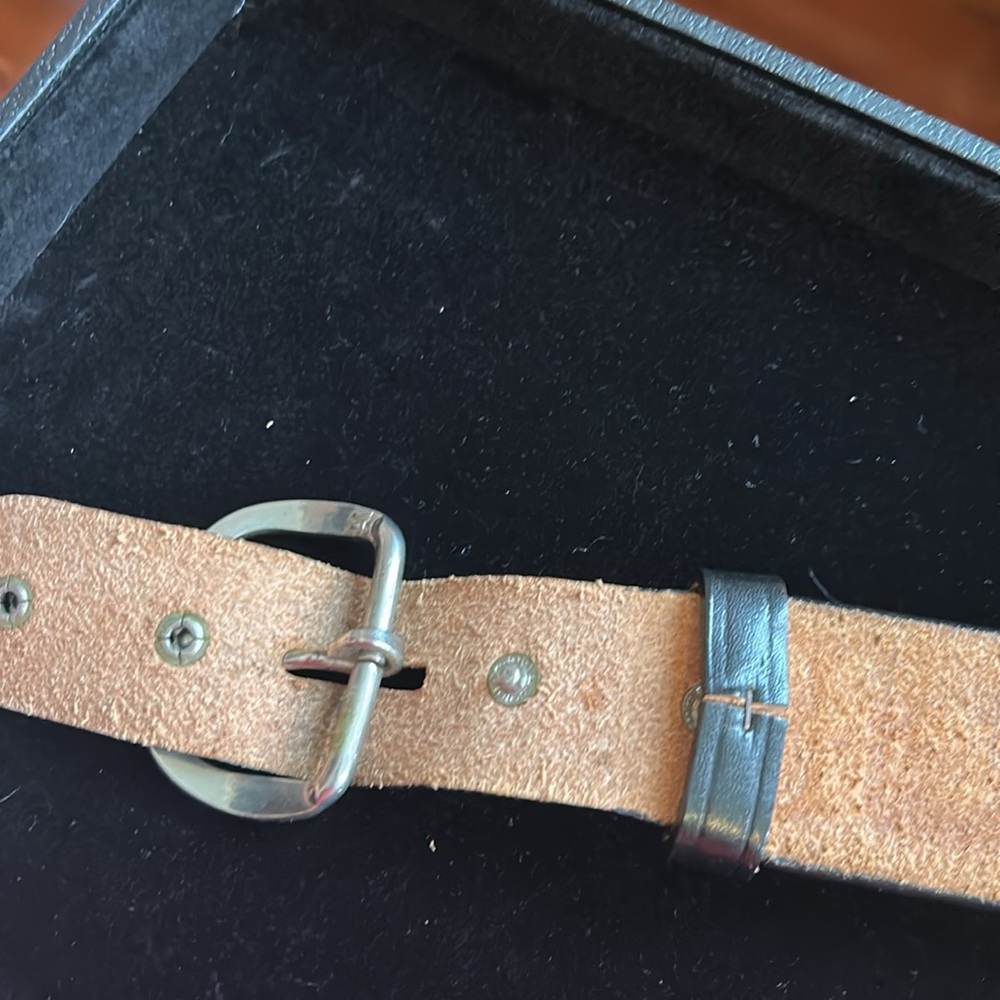 Leather Eagles Western Belt - Picture 4 of 8